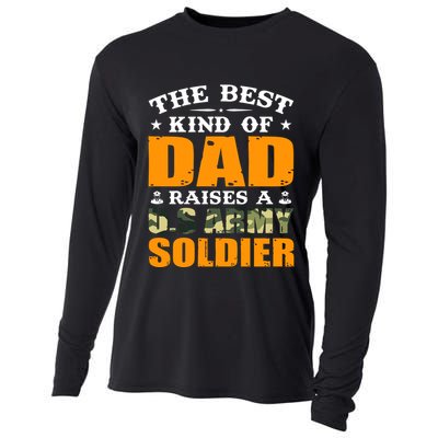 The Best Kind Of Dad Raised A U.S Army Soldier Cooling Performance Long Sleeve Crew