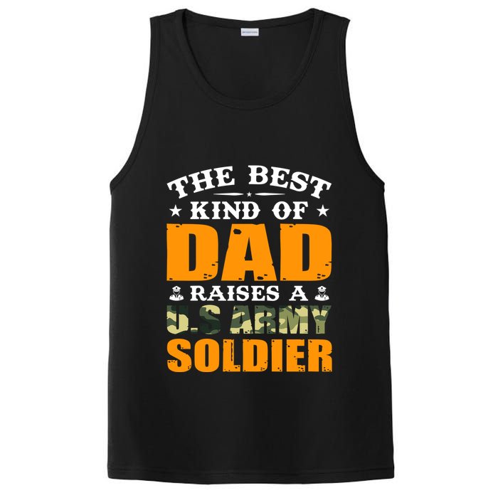 The Best Kind Of Dad Raised A U.S Army Soldier PosiCharge Competitor Tank