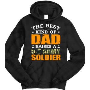 The Best Kind Of Dad Raised A U.S Army Soldier Tie Dye Hoodie