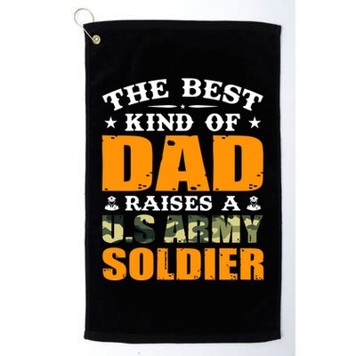The Best Kind Of Dad Raised A U.S Army Soldier Golf Towel