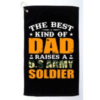 The Best Kind Of Dad Raised A U.S Army Soldier Golf Towel