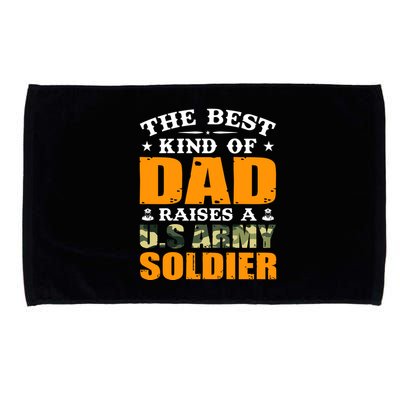 The Best Kind Of Dad Raised A U.S Army Soldier Microfiber Hand Towel