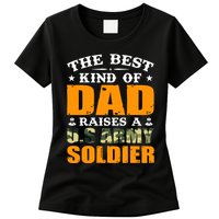 The Best Kind Of Dad Raised A U.S Army Soldier Womens T-Shirt