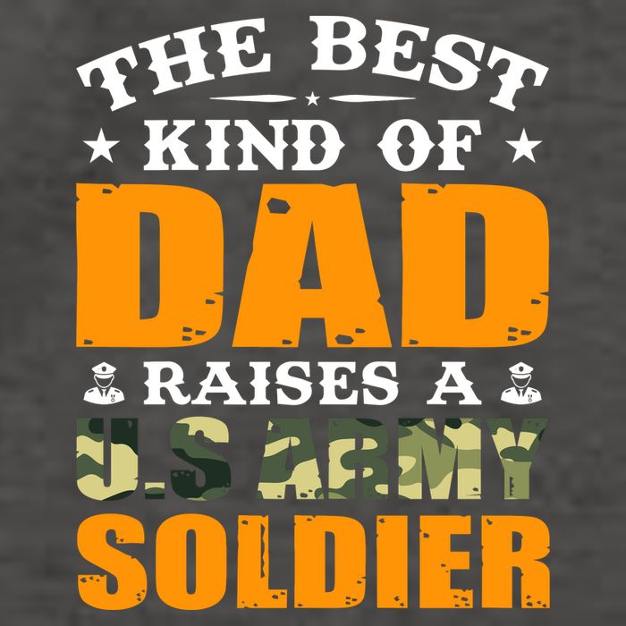 The Best Kind Of Dad Raised A U.S Army Soldier Vector Backpack