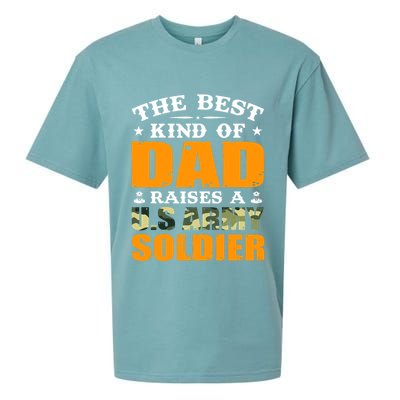 The Best Kind Of Dad Raised A U.S Army Soldier Sueded Cloud Jersey T-Shirt