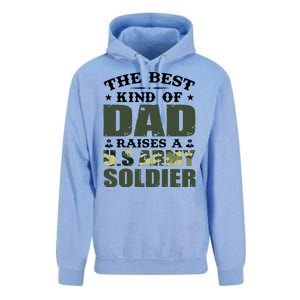 The Best Kind Of Dad Raised A U.S Army Soldier Unisex Surf Hoodie