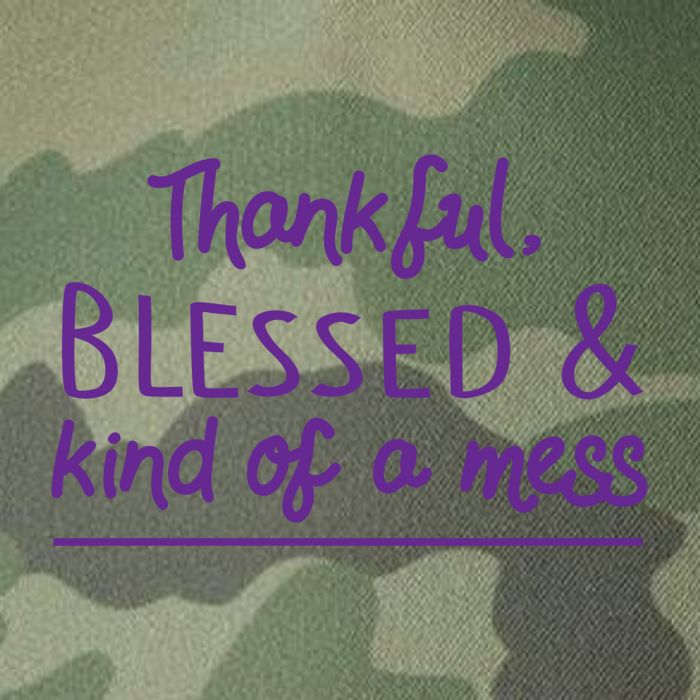 Thankful Blessed & Kind Of A Mess Legacy Tie Dye Trucker Hat