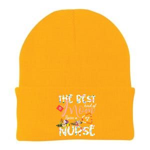 The Best Kind Of Mom Raises A Nurse Mother's Day Gift Knit Cap Winter Beanie