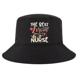 The Best Kind Of Mom Raises A Nurse Mother's Day Gift Cool Comfort Performance Bucket Hat