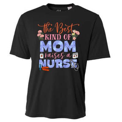 The Best Kind Of Mom Raises A Nurse Mother's Day Cooling Performance Crew T-Shirt