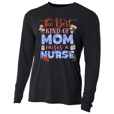 The Best Kind Of Mom Raises A Nurse Mother's Day Cooling Performance Long Sleeve Crew