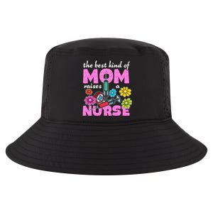 The Best Kind Of Mom Raises A Nurse Mother's Day Nursing Cool Comfort Performance Bucket Hat