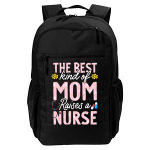 The Best Kind Of Mom Raises A Nurse Mother's Day Flower Daily Commute Backpack