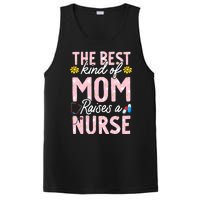 The Best Kind Of Mom Raises A Nurse Mother's Day Flower PosiCharge Competitor Tank