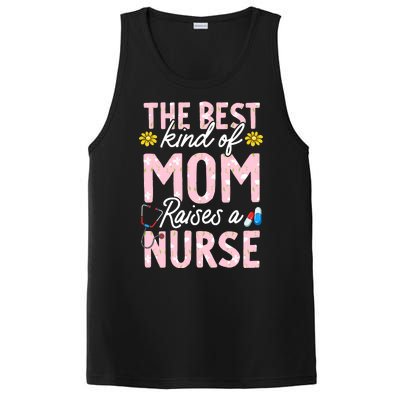 The Best Kind Of Mom Raises A Nurse Mother's Day Flower PosiCharge Competitor Tank