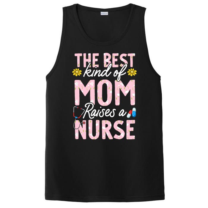 The Best Kind Of Mom Raises A Nurse Mother's Day Flower PosiCharge Competitor Tank