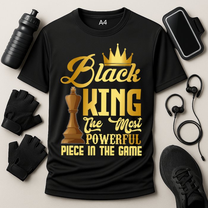 The Black King Is The Strongest Figure In The Game Chess Cooling Performance Crew T-Shirt