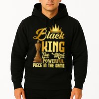 The Black King Is The Strongest Figure In The Game Chess Hoodie