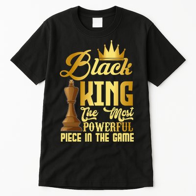 The Black King Is The Strongest Figure In The Game Chess Tall T-Shirt