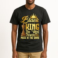 The Black King Is The Strongest Figure In The Game Chess Tall T-Shirt