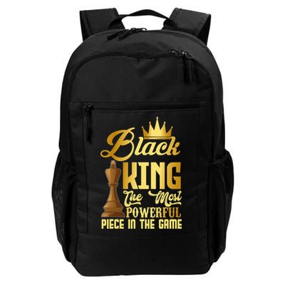 The Black King Is The Strongest Figure In The Game Chess Backpack