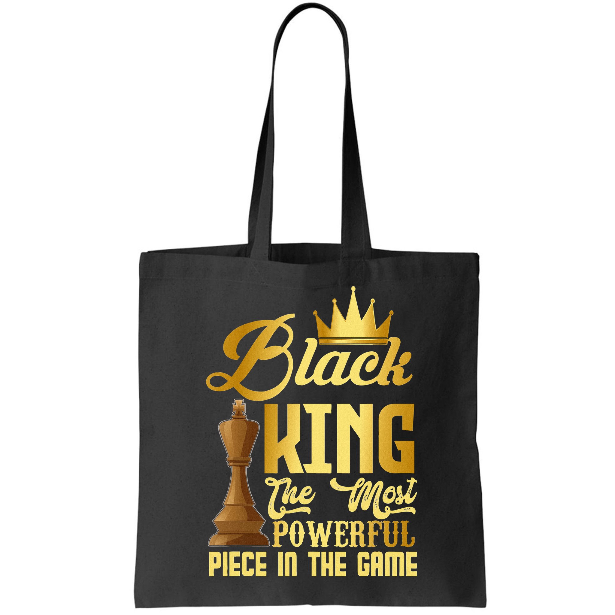 The Black King Is The Strongest Figure In The Game Chess Bag