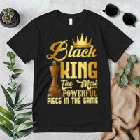 The Black King Is The Strongest Figure In The Game Chess Premium T-Shirt