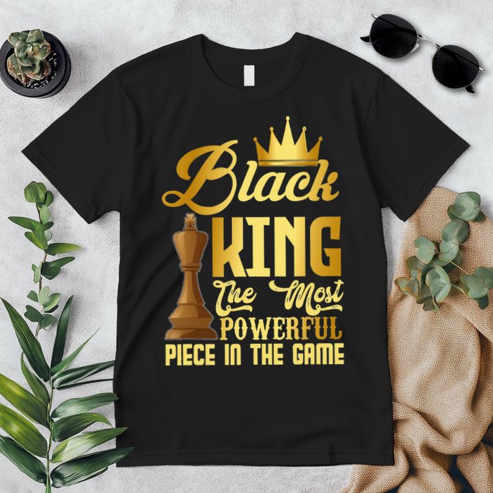 The Black King Is The Strongest Figure In The Game Chess Premium T-Shirt