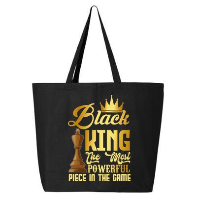 The Black King Is The Strongest Figure In The Game Chess 25L Jumbo Tote