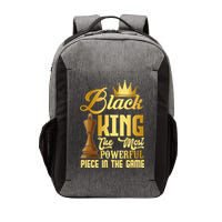 The Black King Is The Strongest Figure In The Game Chess Vector Backpack