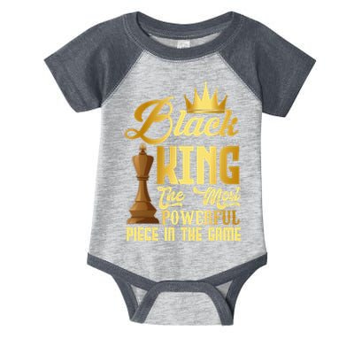 The Black King Is The Strongest Figure In The Game Chess Infant Baby Jersey Bodysuit