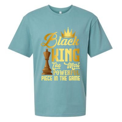 The Black King Is The Strongest Figure In The Game Chess Sueded Cloud Jersey T-Shirt