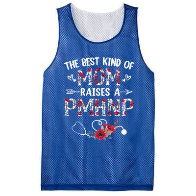 The Best Kind Of Mom Raises A Pmhnp Nurse Mothers Day Floral Cute Gift Mesh Reversible Basketball Jersey Tank