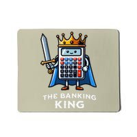 The Banking King Funny Illustration Calculator Mousepad