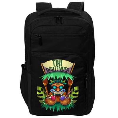 Tiki Bartender Kahuna Tropical Drinks Cocktails Luao Party Impact Tech Backpack