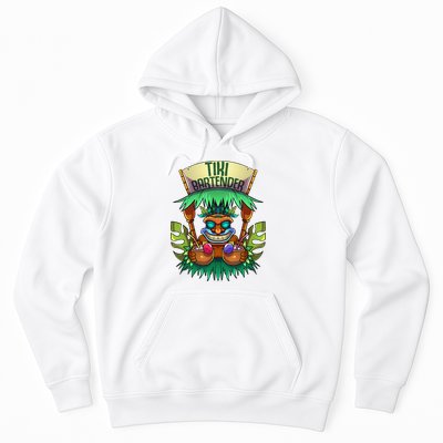 Tiki Bartender Kahuna Tropical Drinks Cocktails Luao Party Hoodie