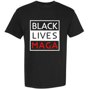 Trump Black Lives Maga Garment-Dyed Heavyweight T-Shirt