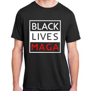 Trump Black Lives Maga Adult ChromaSoft Performance T-Shirt