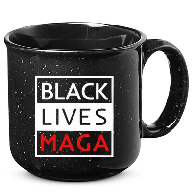 Trump Black Lives Maga 15oz Campfire Ceramic Mug