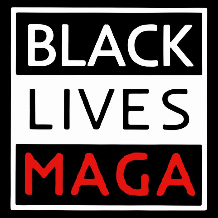 Trump Black Lives Maga 16 in Basic Backpack