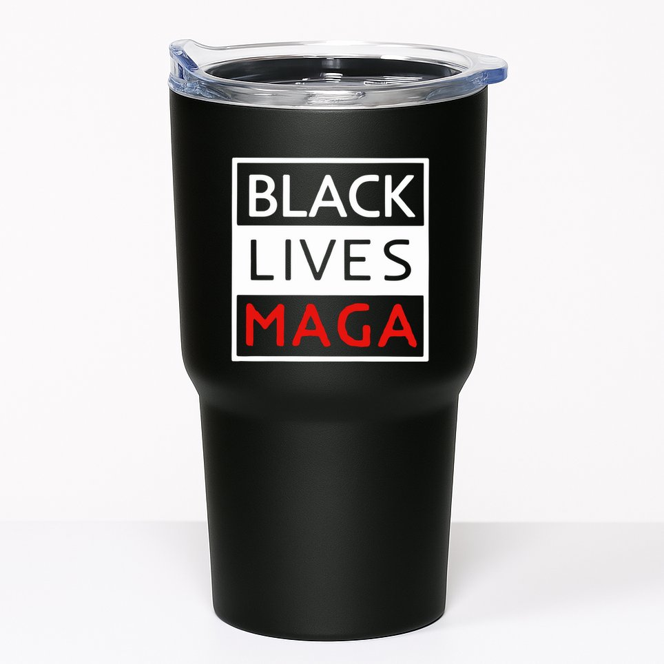 Trump Black Lives Maga Tumbler