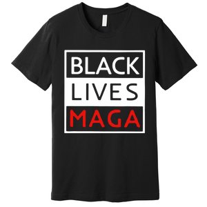 Trump Black Lives Maga Premium T-Shirt