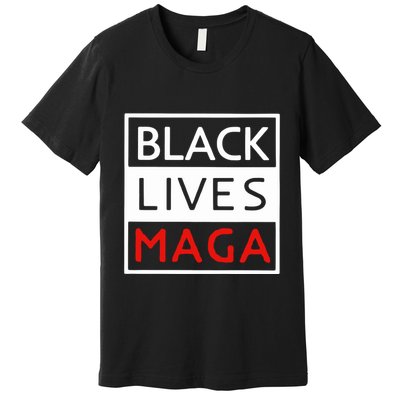 Trump Black Lives Maga Premium T-Shirt