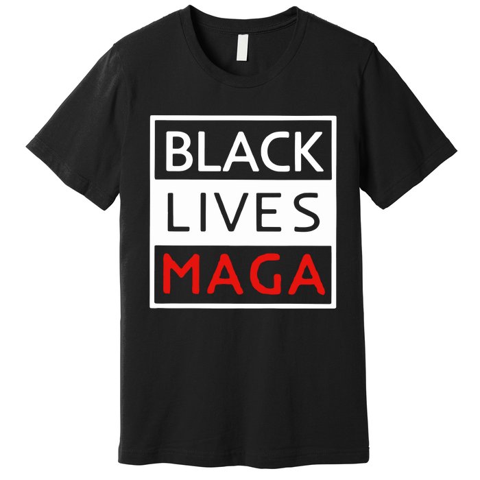 Trump Black Lives Maga Premium T-Shirt