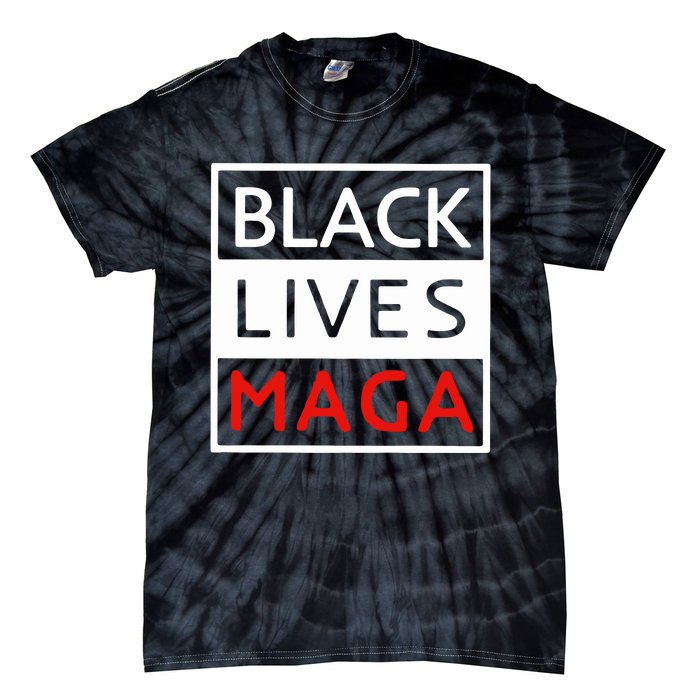 Trump Black Lives Maga Tie-Dye T-Shirt