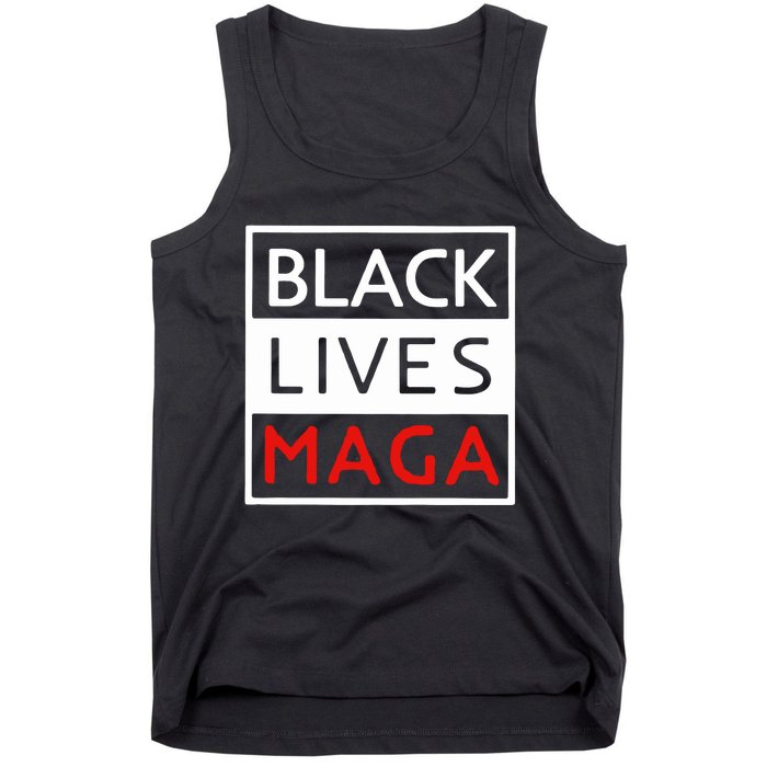 Trump Black Lives Maga Tank Top