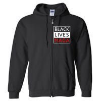 Trump Black Lives Maga Full Zip Hoodie