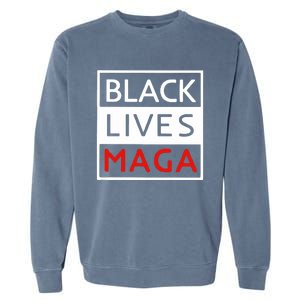 Trump Black Lives Maga Garment-Dyed Sweatshirt