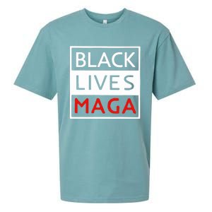 Trump Black Lives Maga Sueded Cloud Jersey T-Shirt