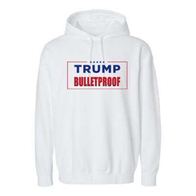 Trump Bulletproof Love And Support America Garment-Dyed Fleece Hoodie